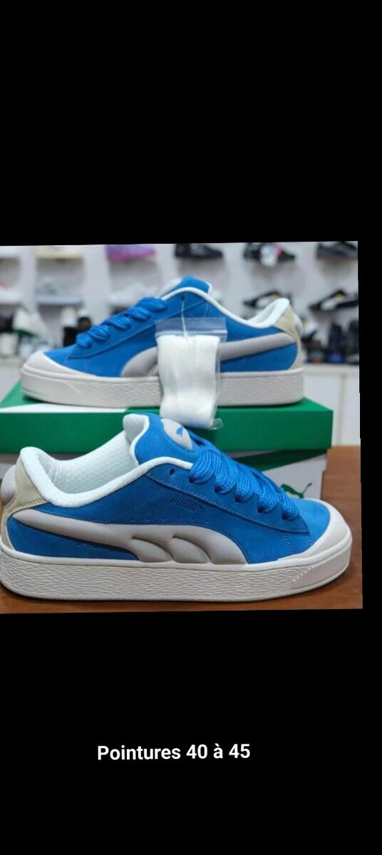 Baskets bleues Puma
