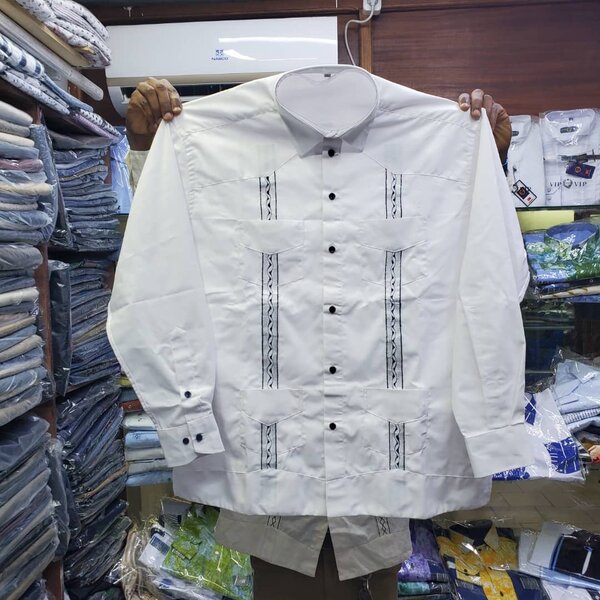 Chemise Cubaine à 4 poches