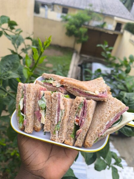 Mini sandwich jambon bœuf