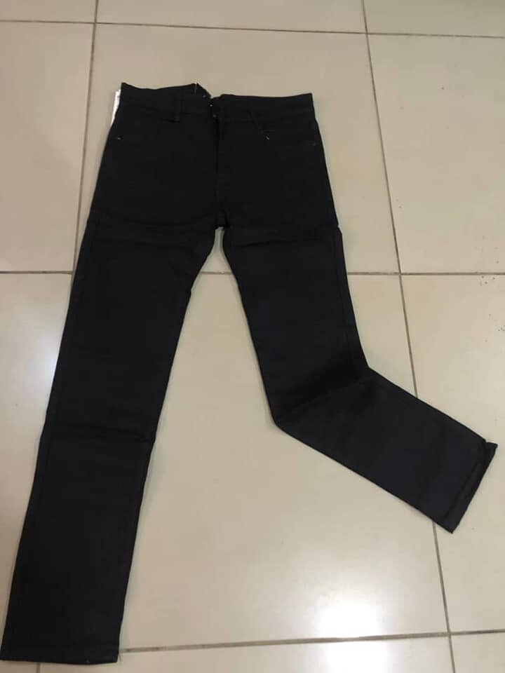 Men's black jeans