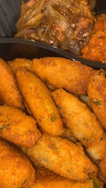 Croquette de manioc poulet