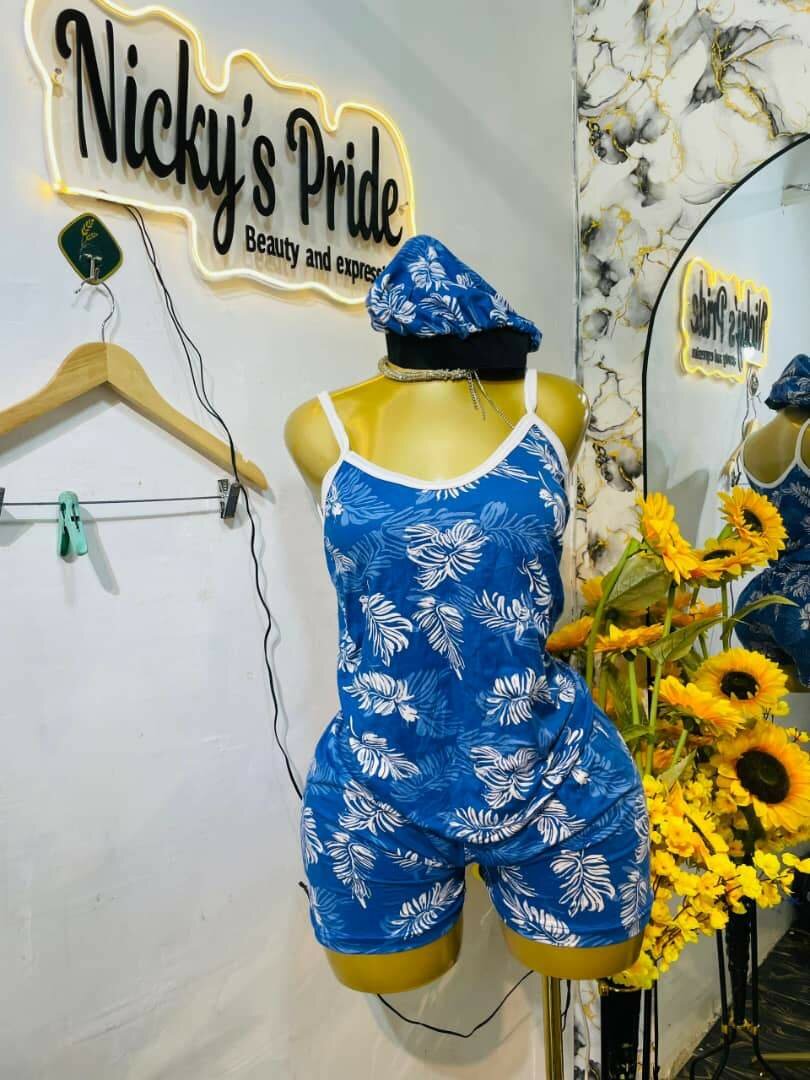 Pyjama motif coloré pour femmes