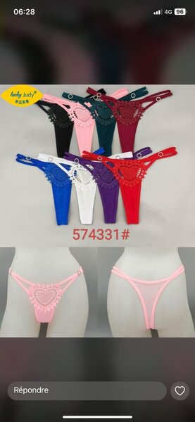 Culottes dentelle sexy femme