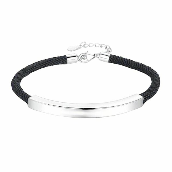 Bracelet en coton , Acier inox