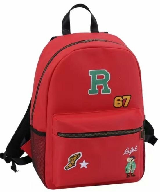 Sac à dos rouge sportif