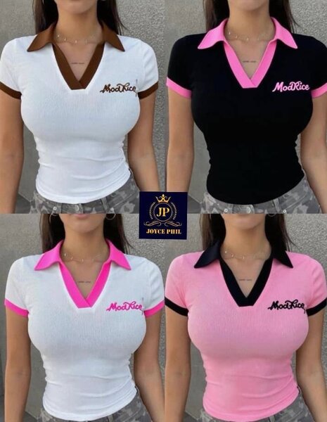 T-shirt polo ModRice pour femme