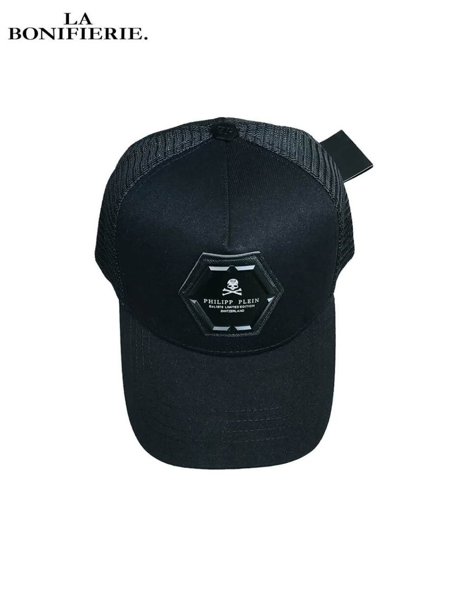 Casquette noire en mesh