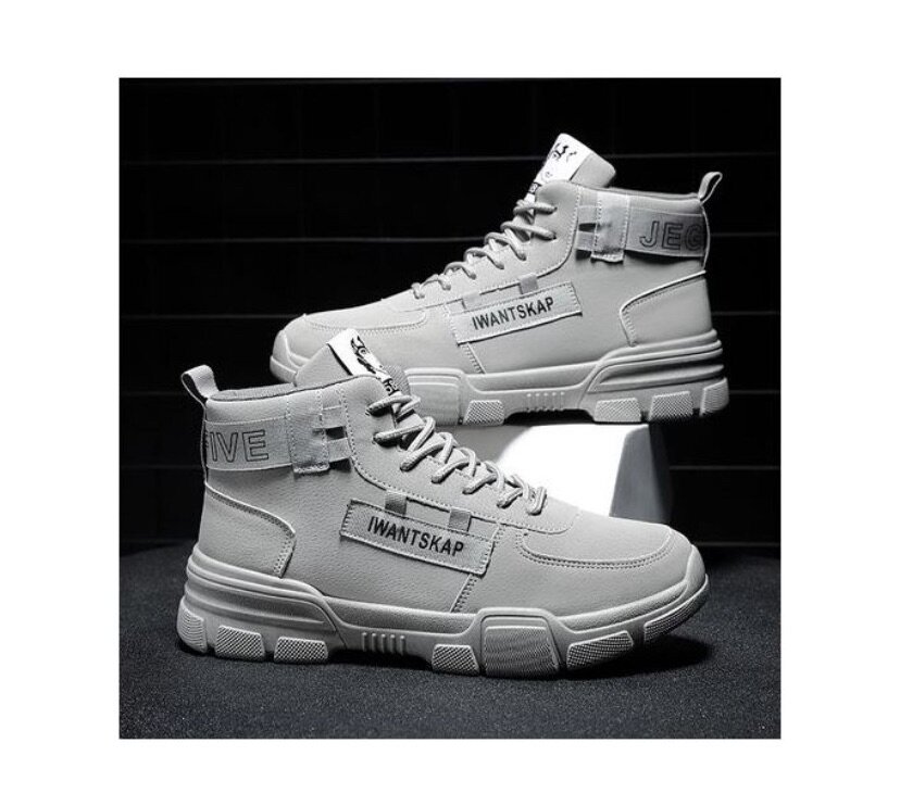 Men Winter Martin Boots(Grey)