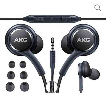 Samsung AKG In-ear Earphones IG955 3.5mm Wired Headpiece With Microphone – BLACK