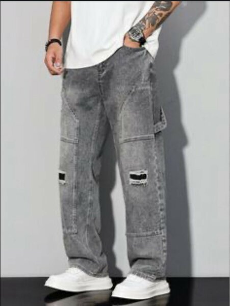 Jean baggy streetwear homme