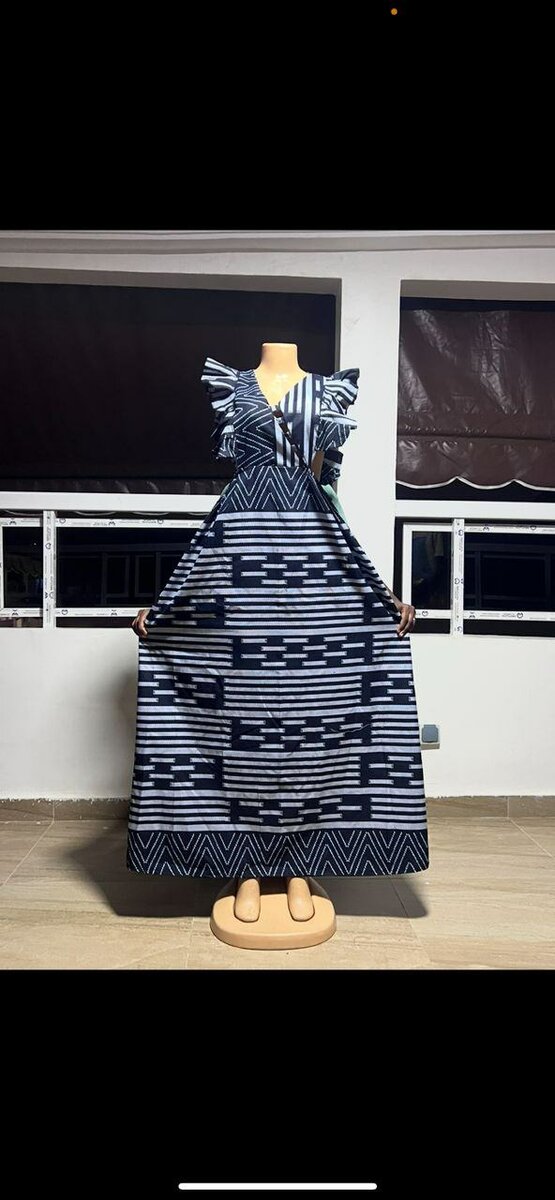 Robe imprimée géométrique