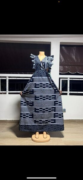 Robe imprimée géométrique