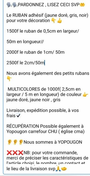 1000f rubans adhésifs