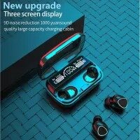 M10 Wireless Earbuds Bluetooth 5.1 TWS 2200mAh Power Bank Charging Box in Ear Earphones True Stereo Gaming Sports HiFi Headphones Headsets Microphone Airdots Premium Deep Bass Sound Clear Call