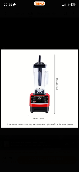 Blender Silver Crest 5500W
