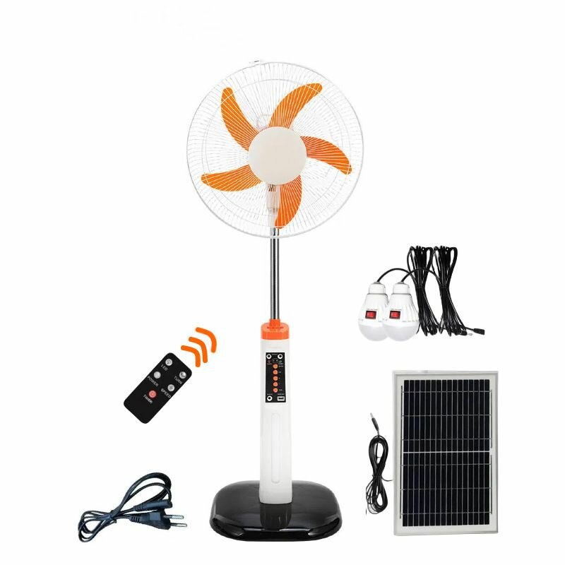 Mist and chargeable solar fans