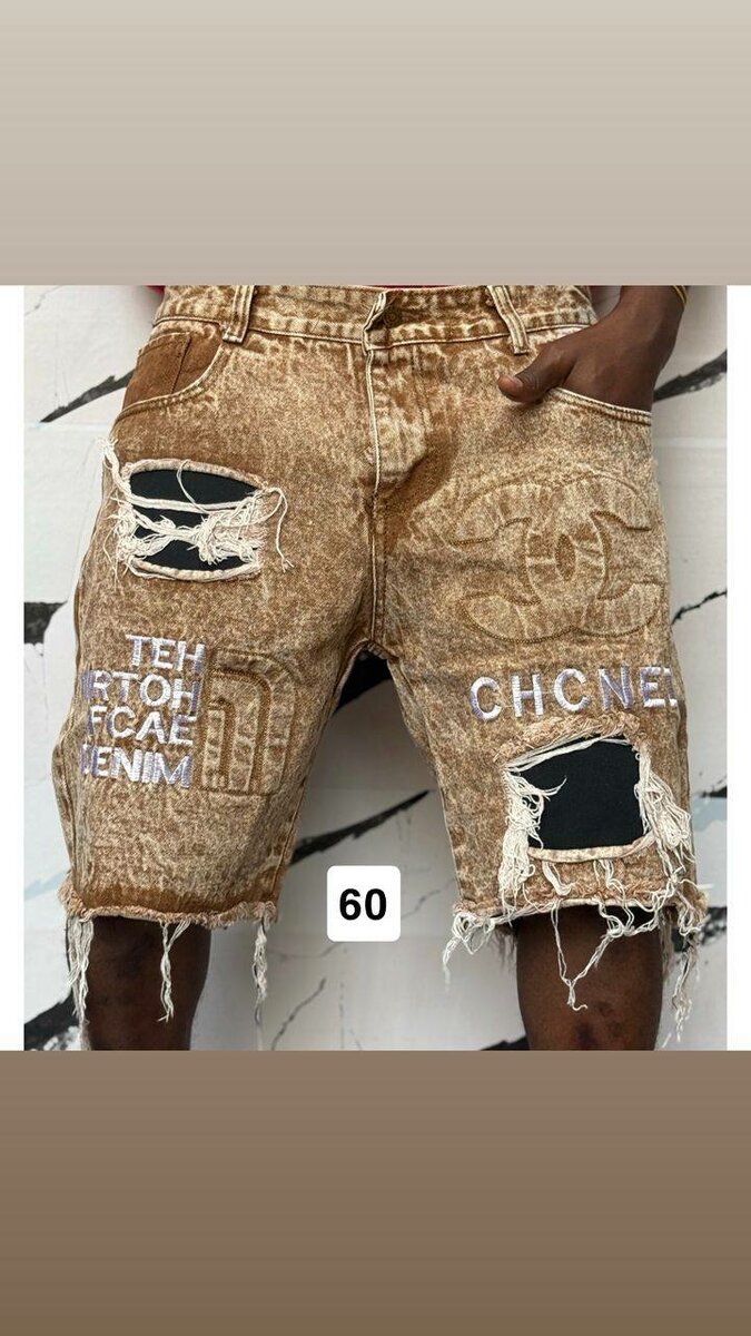 Shorts en denim pour hommes