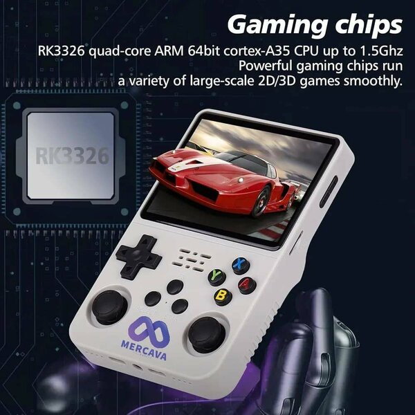 Anbernic R36S Console de jeu portable  64G - Écran HD