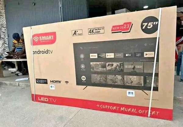 Smart TV Android 75" 4K HDR