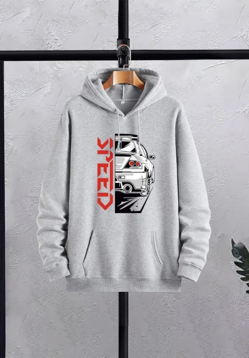 Men's fleece hoodie 2pcs set comfortable