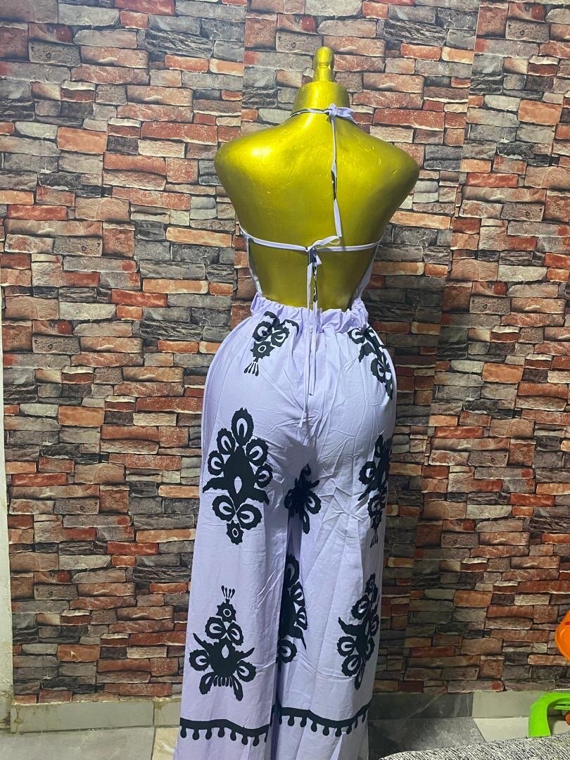 Robe longue bohème orange