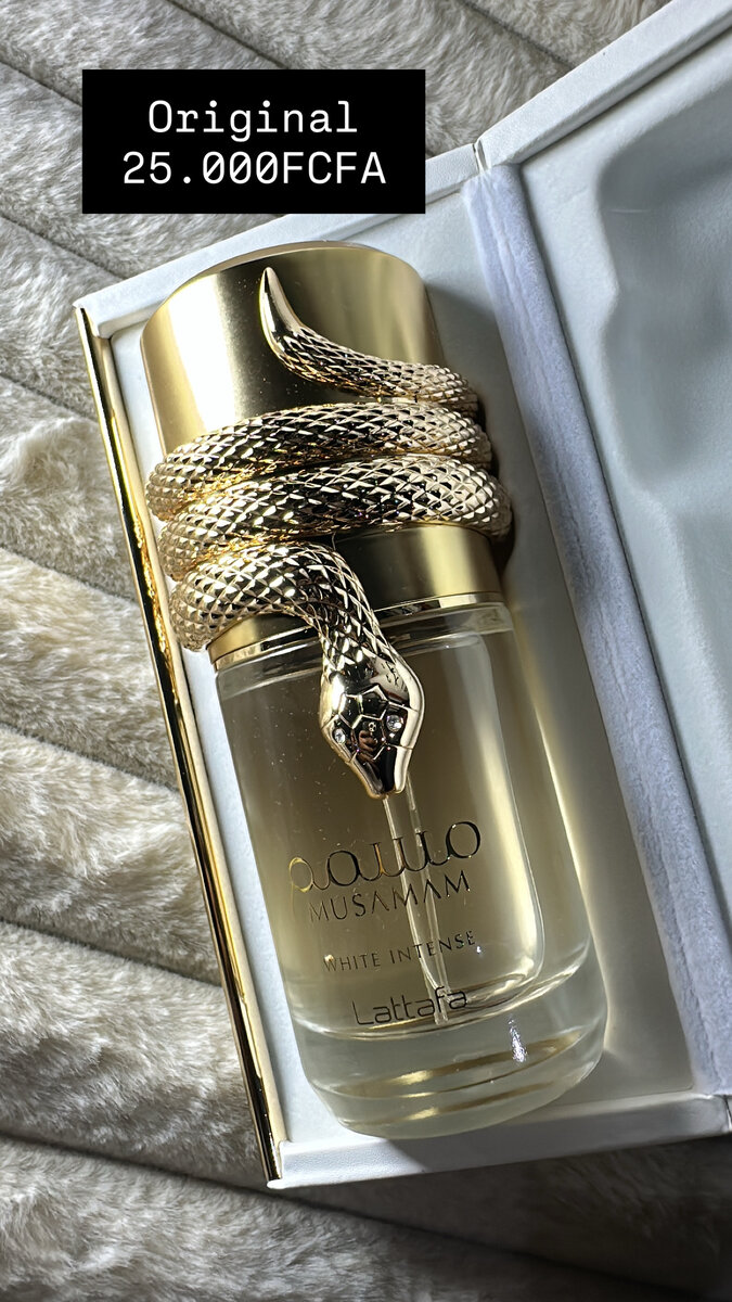 Parfum envoûtant musc or