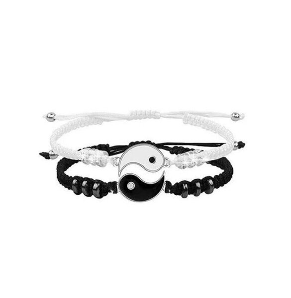 2 Bracelets Ying Yang