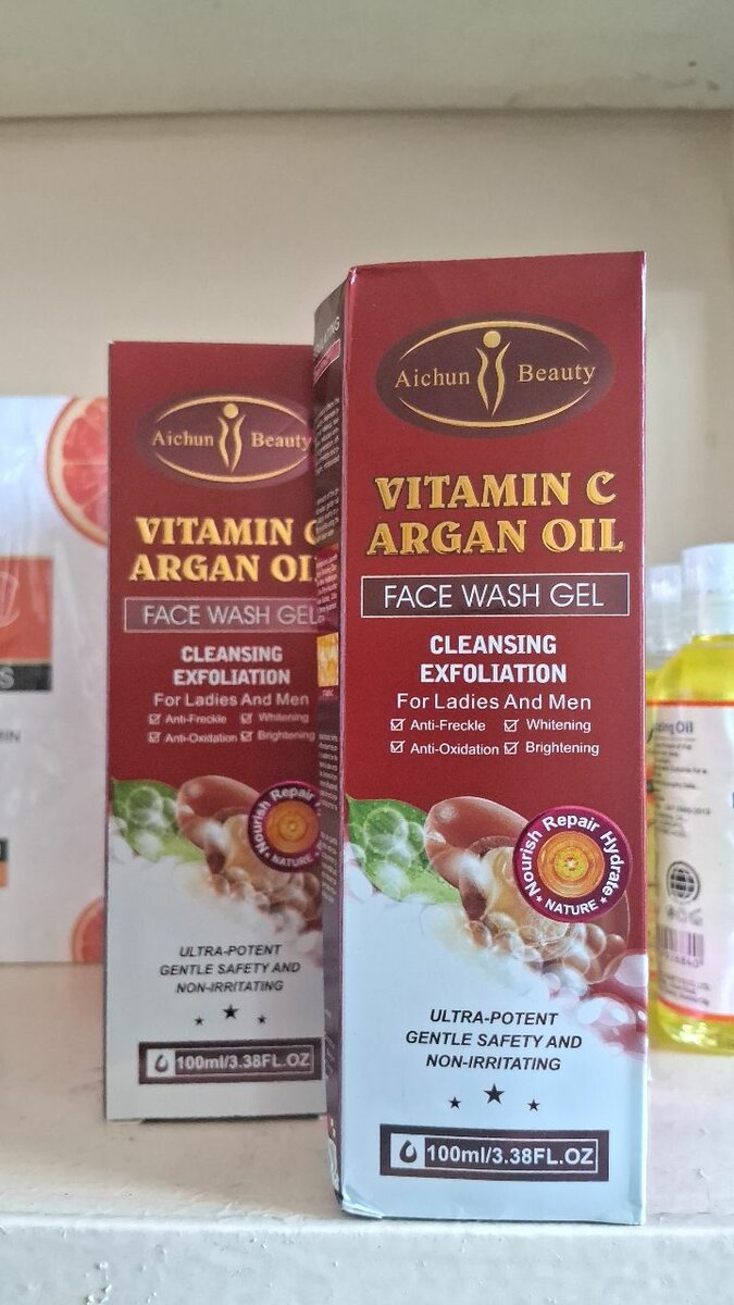 Argan oil face wash