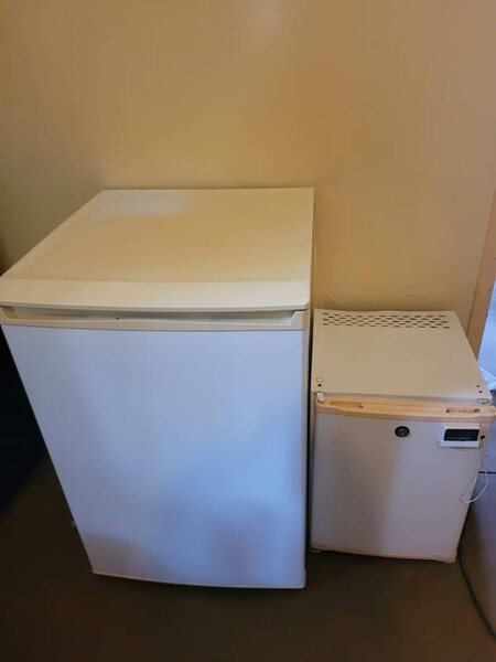 Medium and small fridge