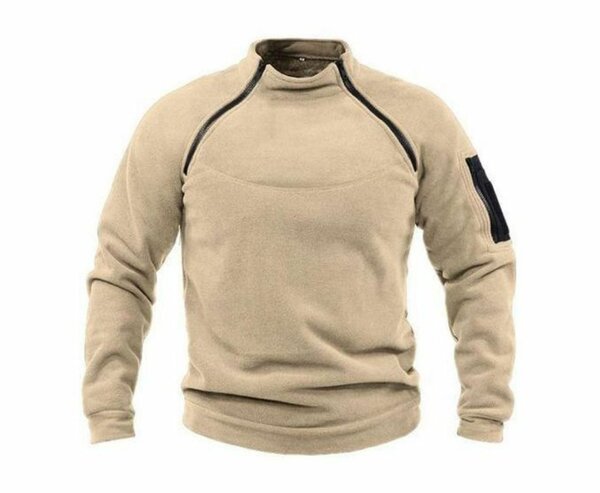 Sweat-shirt ajusté zippé