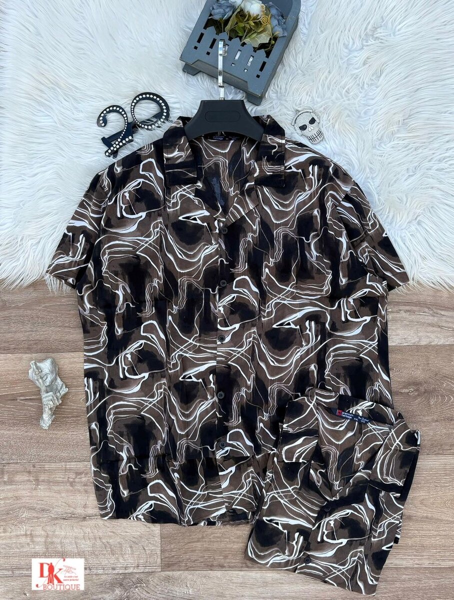 Chemisette imprimée estivale