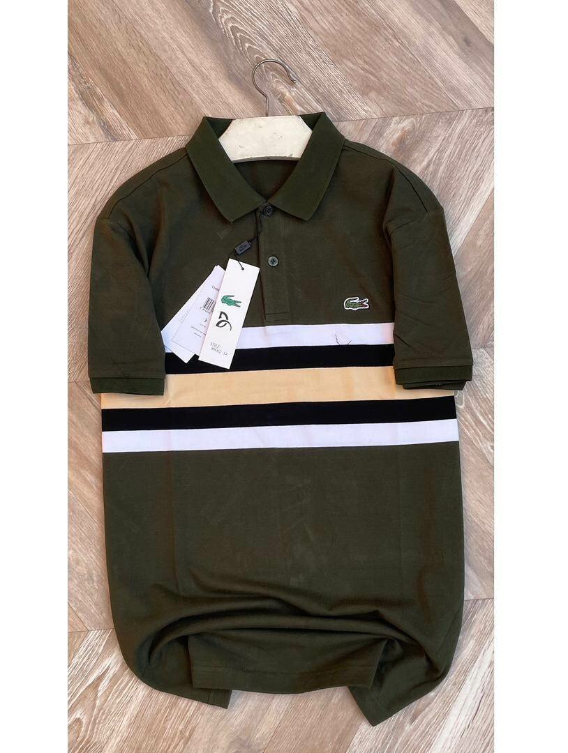 Polo homme rayé élégant