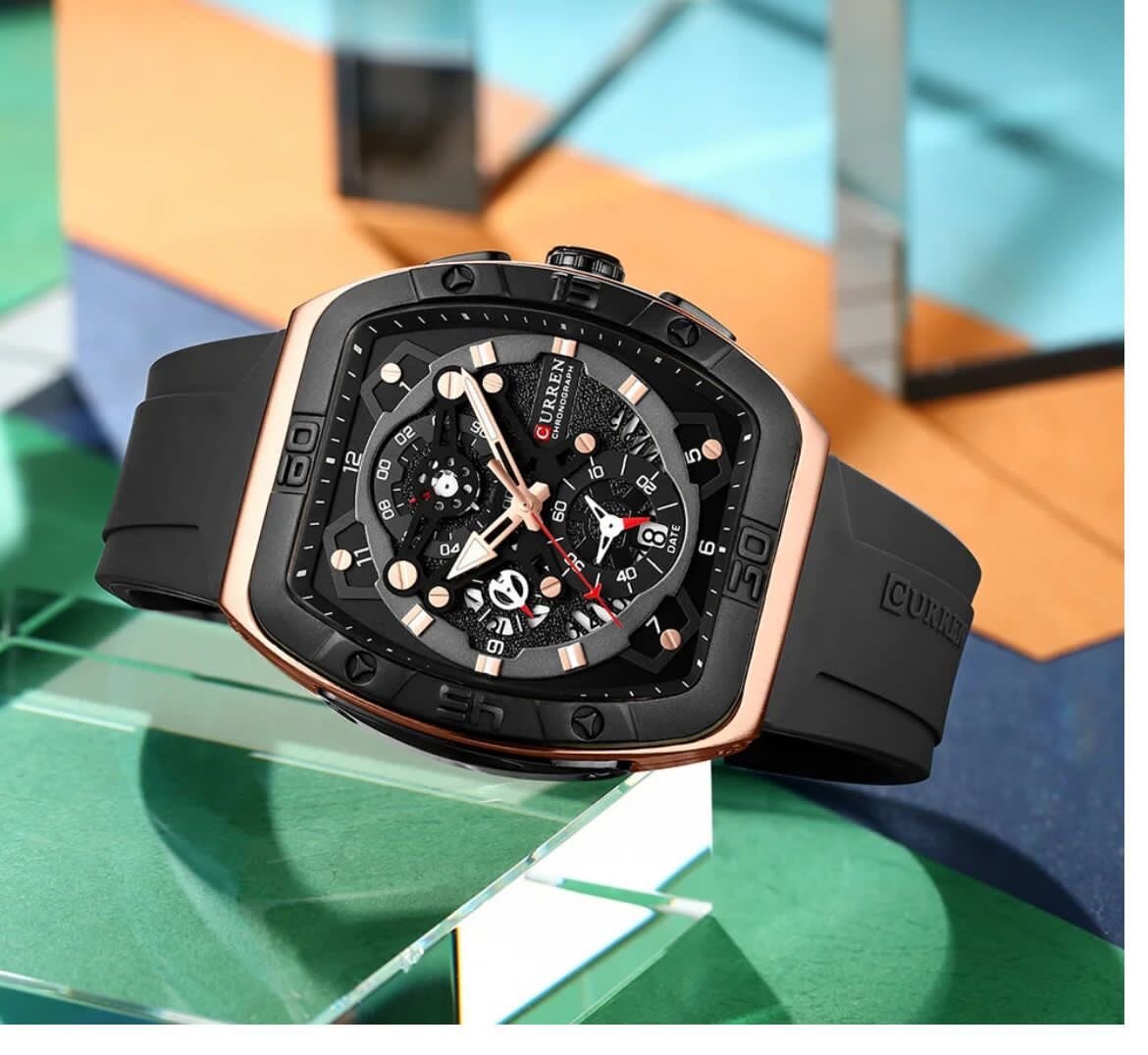 Montre Homme Sport Chrono résistante à l'eau