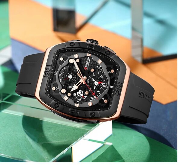 Montre Homme Sport Chrono résistante à l'eau