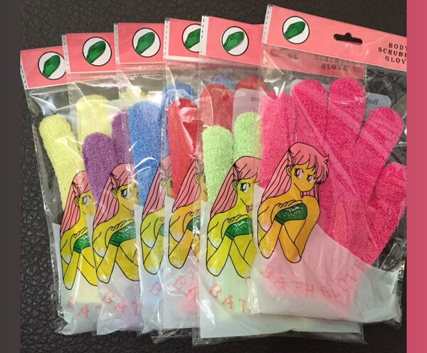 Bath gloves