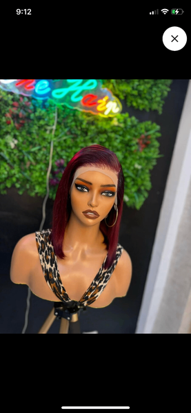 Perruque lisse taille12