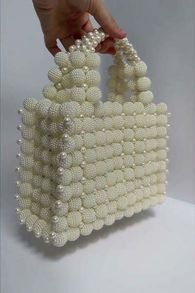 Sac perles élégant