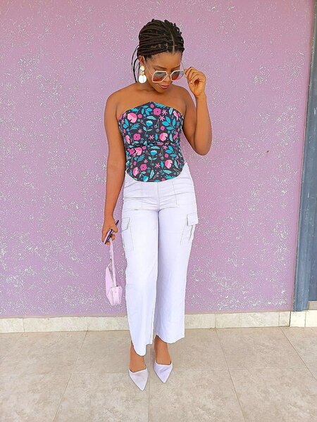 African Print Corset Top For Women