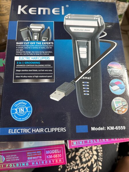Tondeuse Électrique Kemei 3-en-1