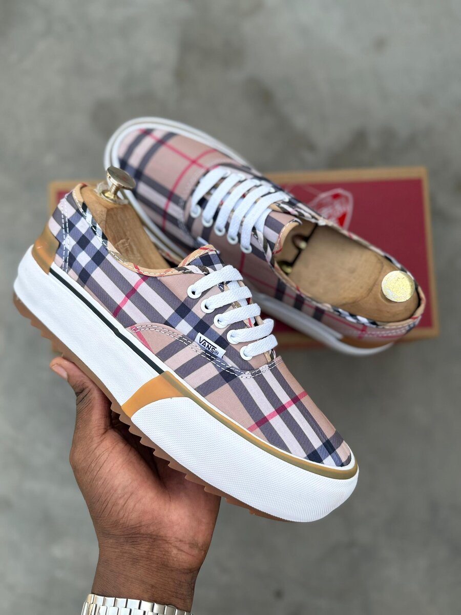 Baskets Plaid Casual