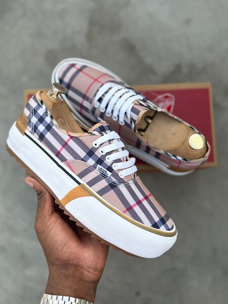 Baskets Plaid Casual