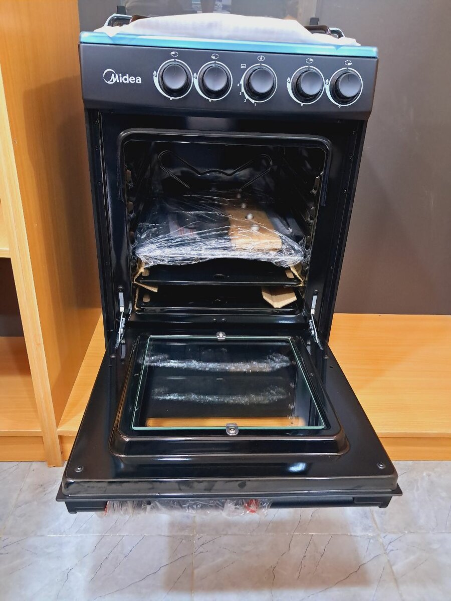 Quality Midea 4 burner gas stove with oven and Grill