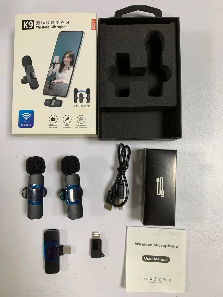 Microphone sans fil F3 K9