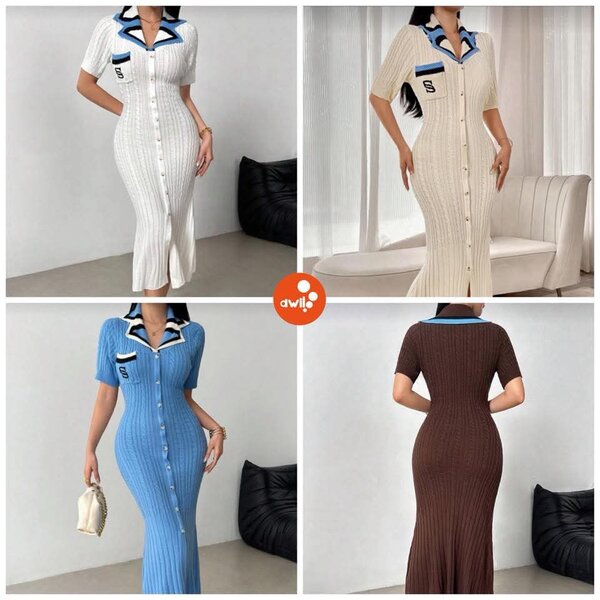 Robe longue moulante élégante