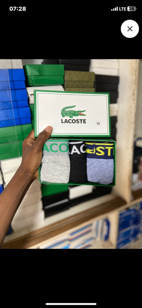 Boxer Homme Lacoste Pack 3
