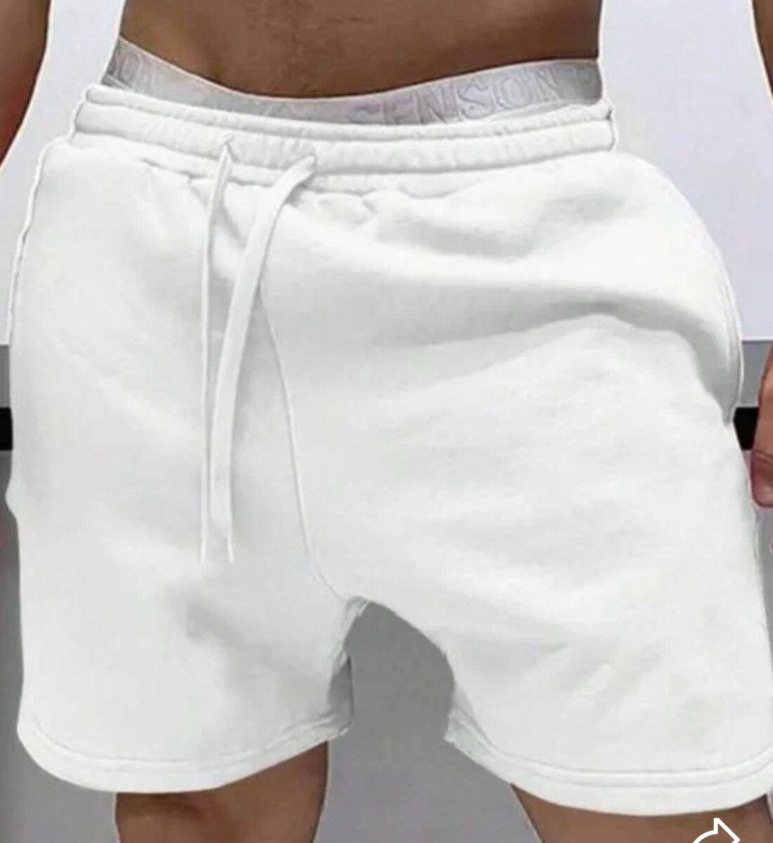 Shorts Blancs Homme Confort