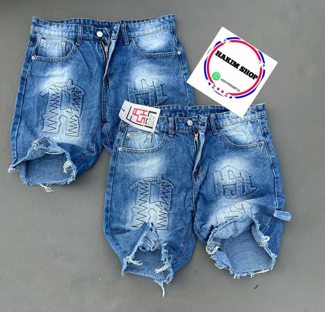 Shorts en jean déchirés tendance