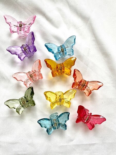 Flower and Butterfly Claw Clips