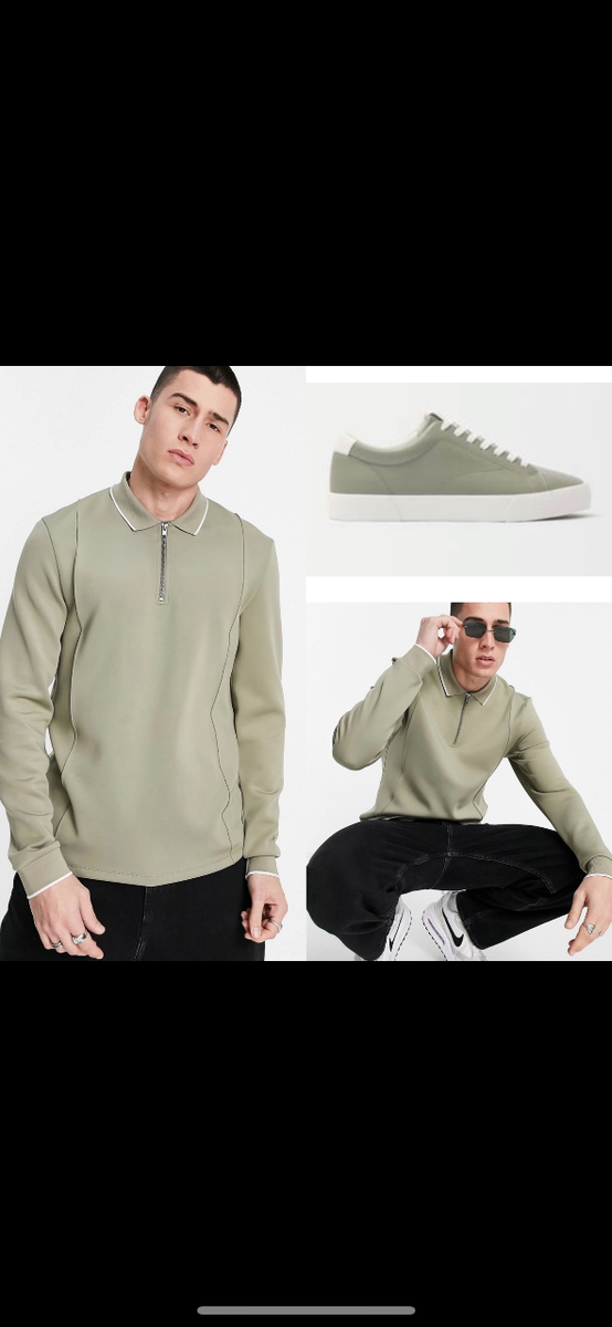 Polo vert léger pour homme