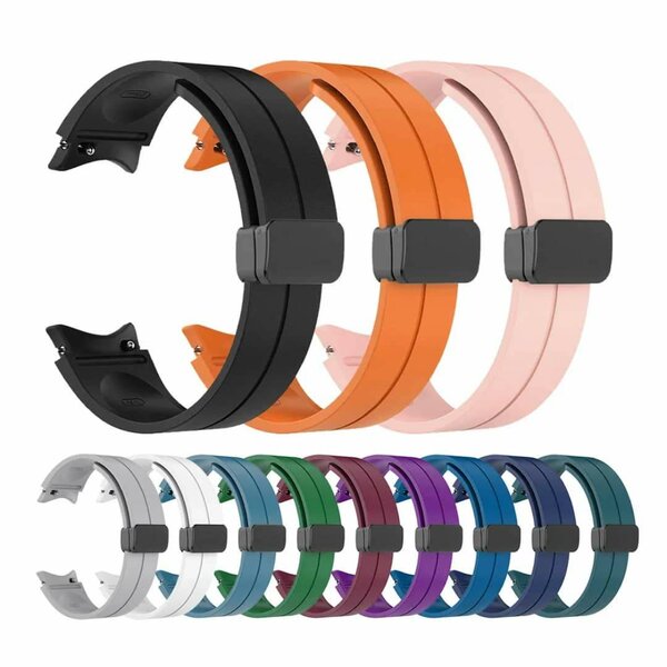 Bracelet silicone en boucle magnétique samsung watch 4,5,6,7